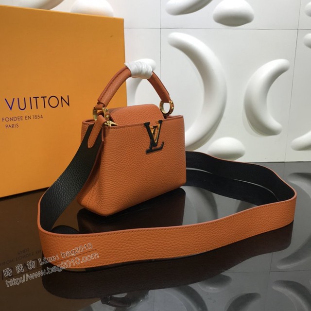 路易威登2021專櫃新款女包 lv高仿專門店手提女包 M56848 M56984 M56770 Capucines迷你手袋  ydh4507